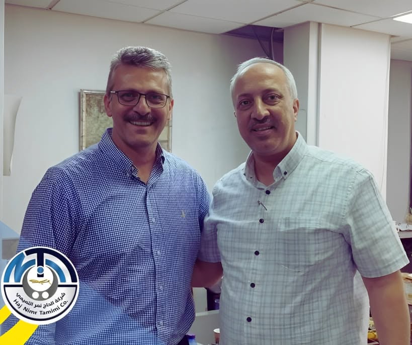 مجموعة شركات الحاج نمر التميمي تستقبل رجل الأعمال الفلسطيني الأردني كمال النتشة