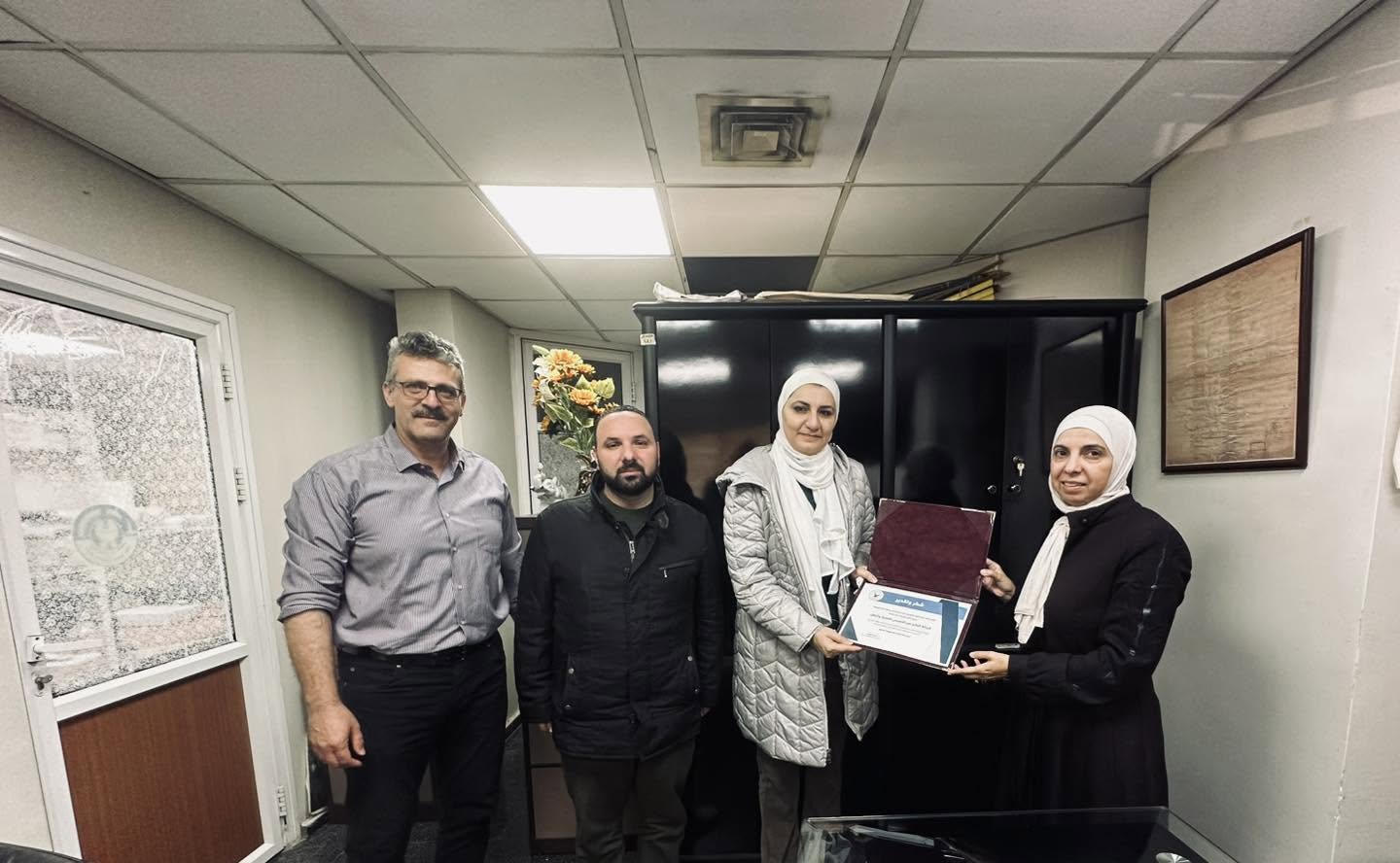 شركة الحاج نمر التميمي تستقبل وفداً من جامعة النجاح الوطنية لبحث سبل التعاون